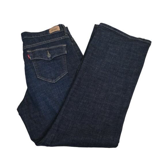 Levi's Perfectly Slimming Bootcut 512 Jeans Womens 16 - Picture 3 of 11